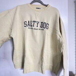 Pale yellow Salty Dog sweatshirt